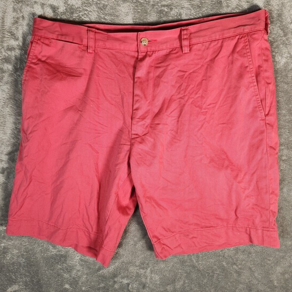 Polo Ralph Lauren Shorts Men's 36X9 Salmon Pink Chino Stretch Classic Fit - Picture 1 of 15